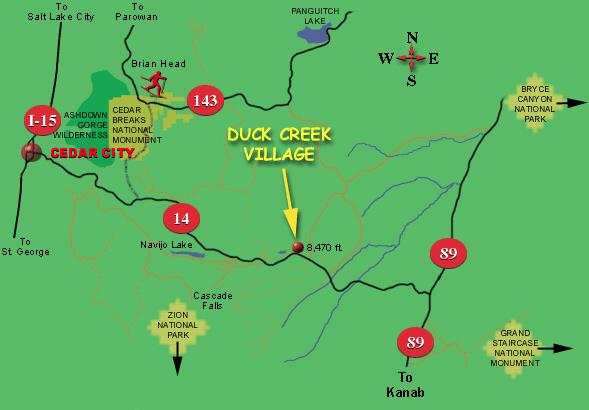 DuckCreekVillage   Map 